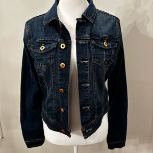 Love Tree Blue Jean Jacket Cropped Classic